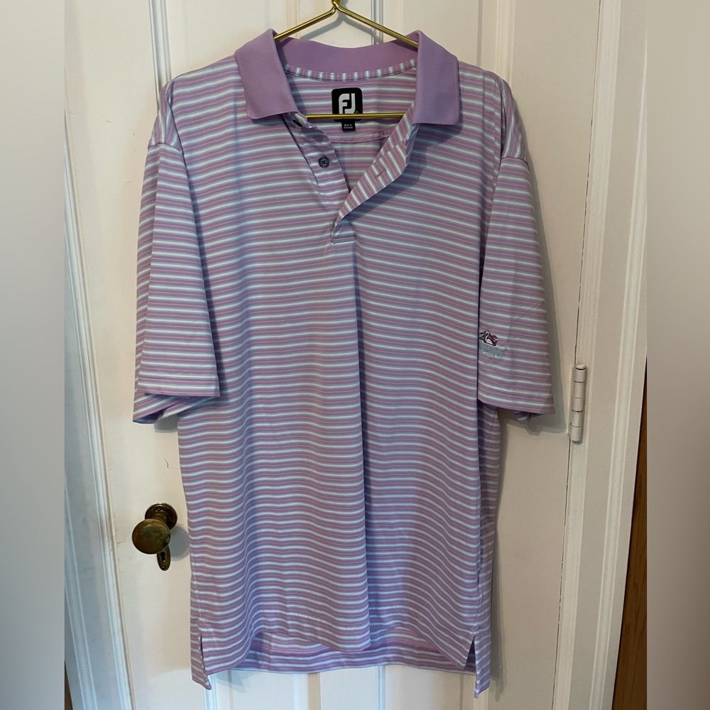 Footjoy Performance Golf Polo. The Sanctuary Golf Club - Florida. Size Large